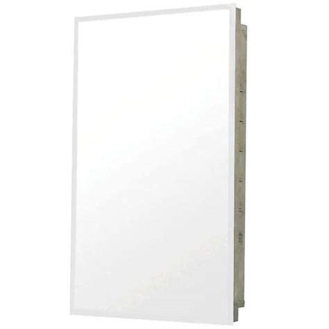 pegasus frameless stainless steel recessed bathroom medicine cabinet home depot|double sink medicine cabinet.